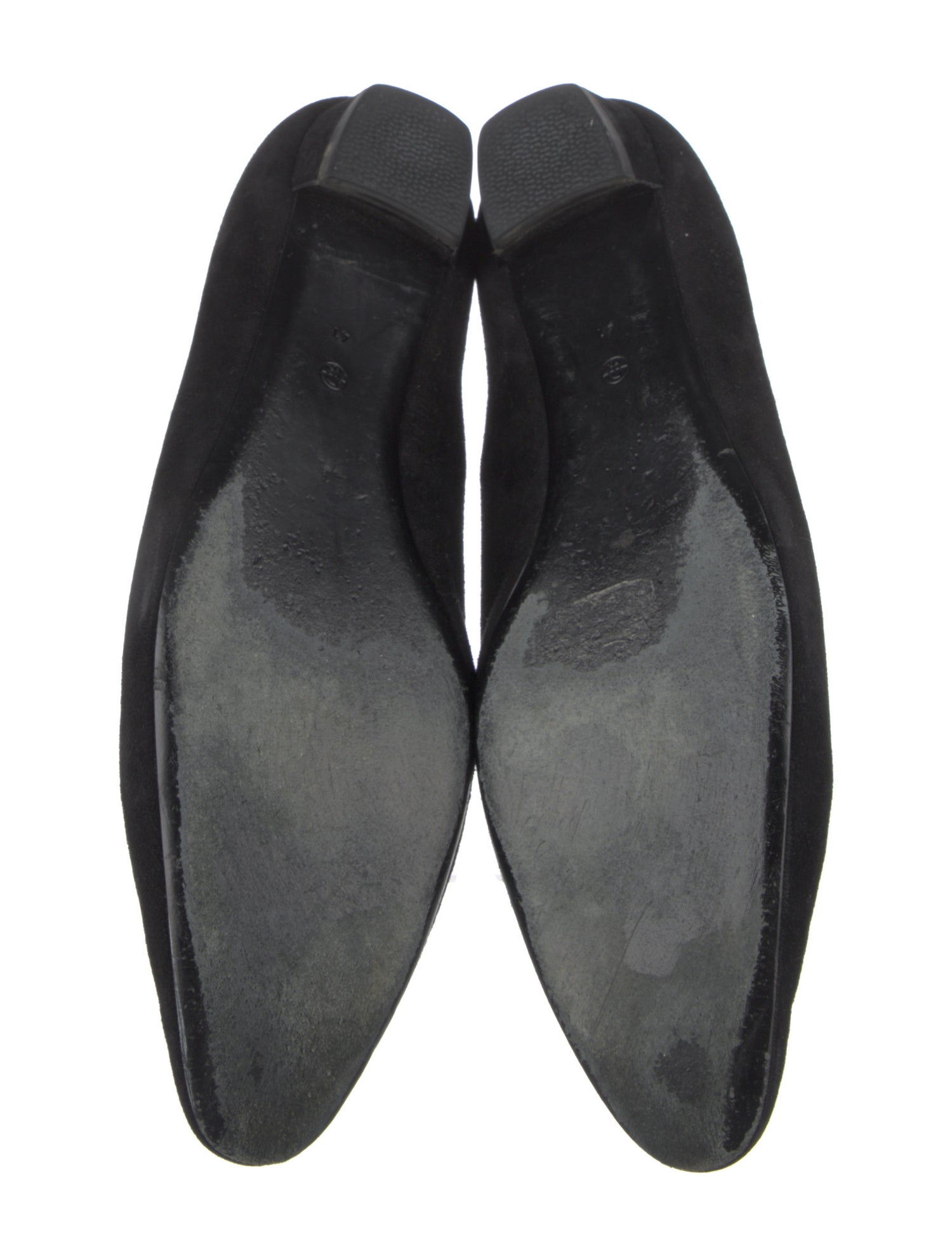 The Row Suede Ballet Flats